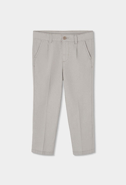 PANTALÓN BEIGE DE LINO DE NIÑO