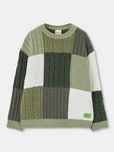 JERSEY CUADROS VERDE NIÑO