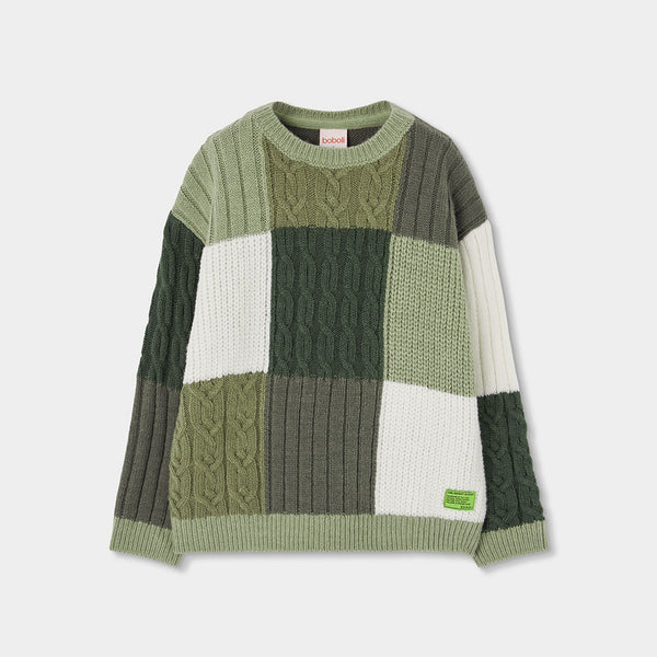 JERSEY CUADROS VERDE NIÑO
