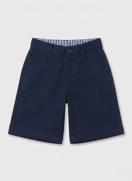 PANTALÓN CORTO NIÑO AZUL MARINO