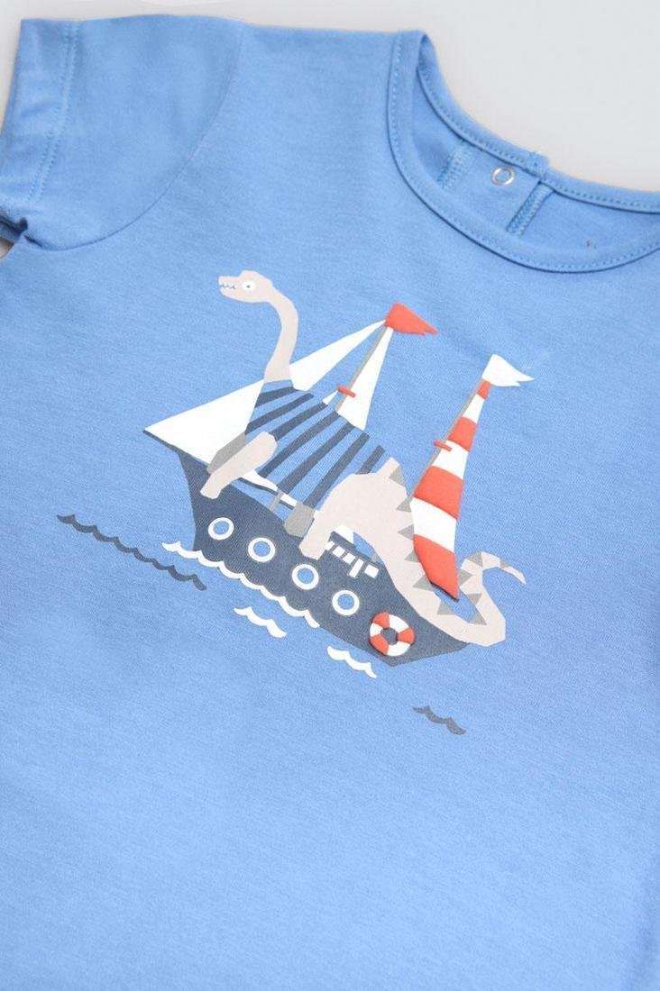 PELELE DE BEBÉ CORTO CON BARQUITO