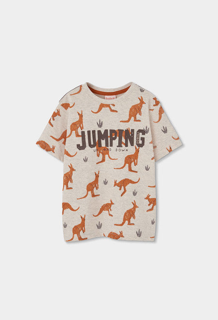CAMISETA DE PUNTO CON CANGURO