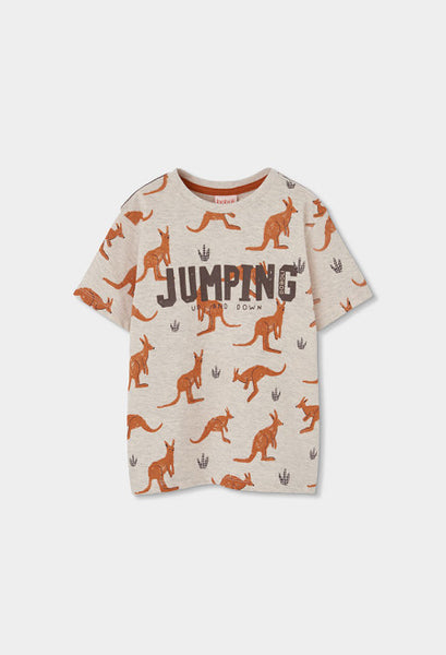 CAMISETA DE PUNTO CON CANGURO