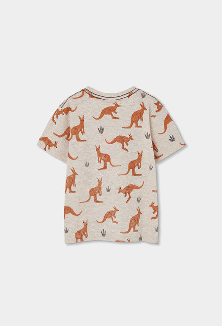 CAMISETA DE PUNTO CON CANGURO