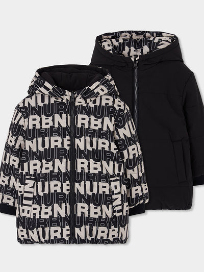 PARKA REVERSIBLE ESTAMPADA NIÑO