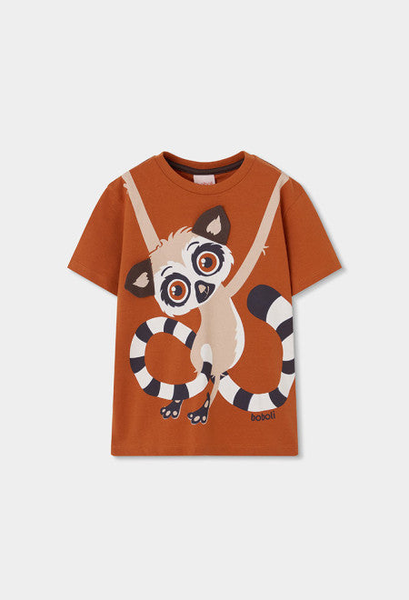 CAMISETA DE PUNTO CON LEMUR