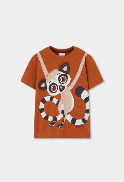 CAMISETA DE PUNTO CON LEMUR