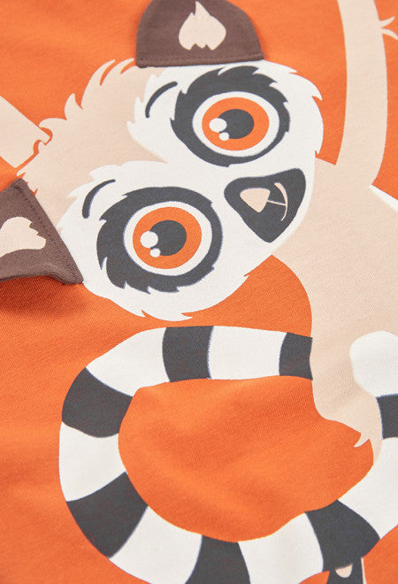 CAMISETA DE PUNTO CON LEMUR