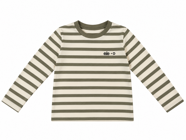 CAMISETA DE RAYAS VERDES Y BLANCAS ELEO