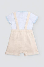 CONJUNTO BEBÉ CON PETO AMARILLO