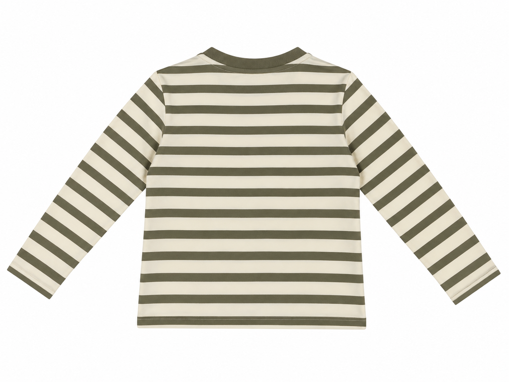 CAMISETA DE RAYAS VERDES Y BLANCAS ELEO