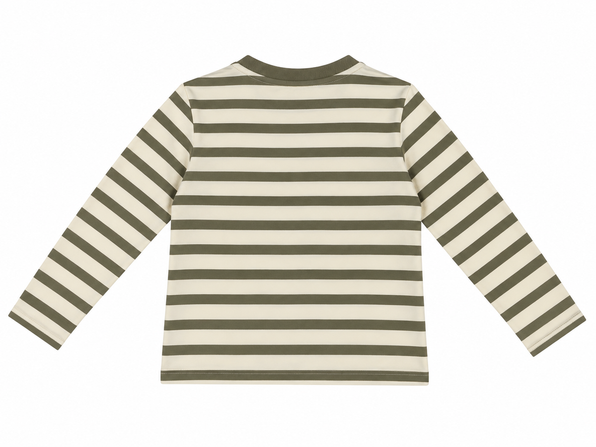 CAMISETA DE RAYAS VERDES Y BLANCAS ELEO