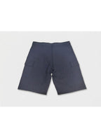 PANTALÓN CORTO AZUL MARINO NIÑO CON CORDONES BLANCOS