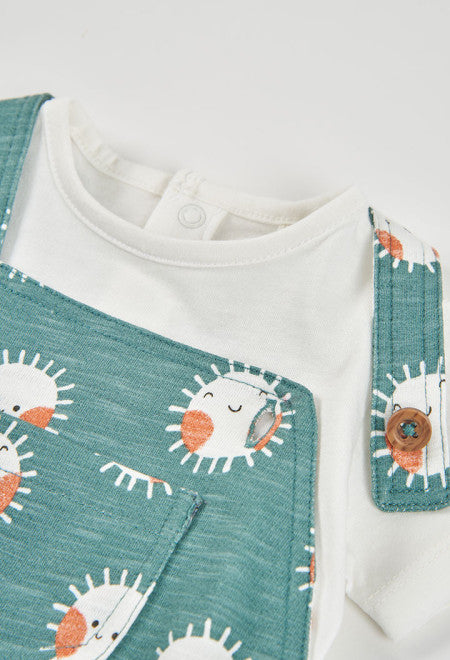 CONJUNTO DE PUNTO CON ESTAMPADO DE SOLES