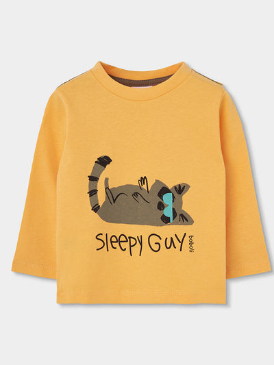 CAMISETA DE MANGA LARGA NIÑO MAPACHE