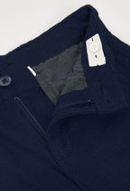 BERMUDAS DE LINO AZUL MARINO