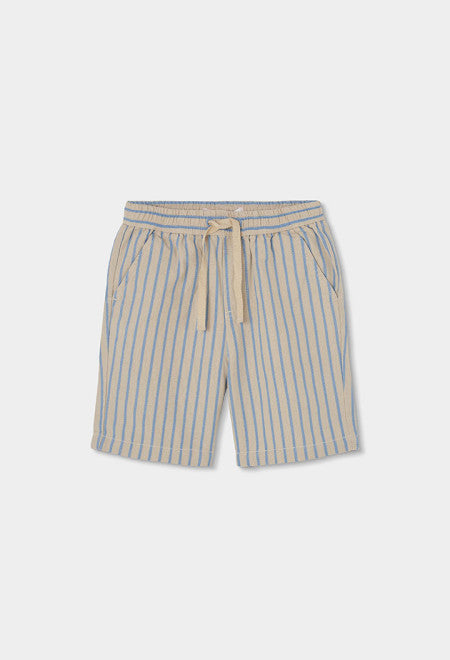 BERMUDAS DE LINO BICOLOR A RAYAS