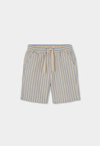 BERMUDAS DE LINO BICOLOR A RAYAS