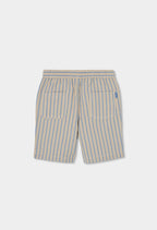BERMUDAS DE LINO BICOLOR A RAYAS