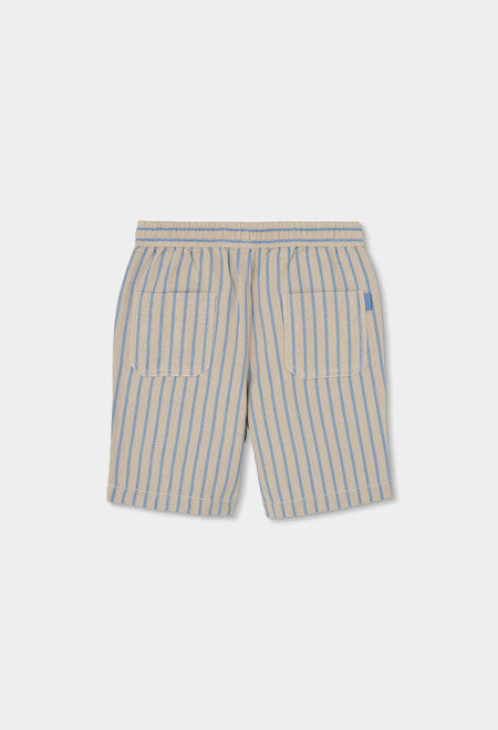 BERMUDAS DE LINO BICOLOR A RAYAS