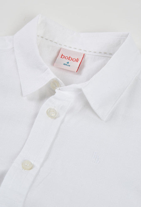 CAMISA DE LINO BLANCA