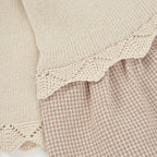 VESTIDO TRICOTOSA COMBINADO PARA BEBÉ