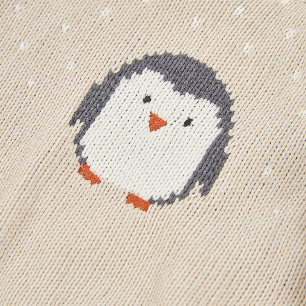 CONJUNTO DE BEBÉ TRICOTOSA PINGÜINO