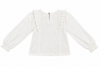 CAMISETA FRUNCIDA BLANCA ELEO