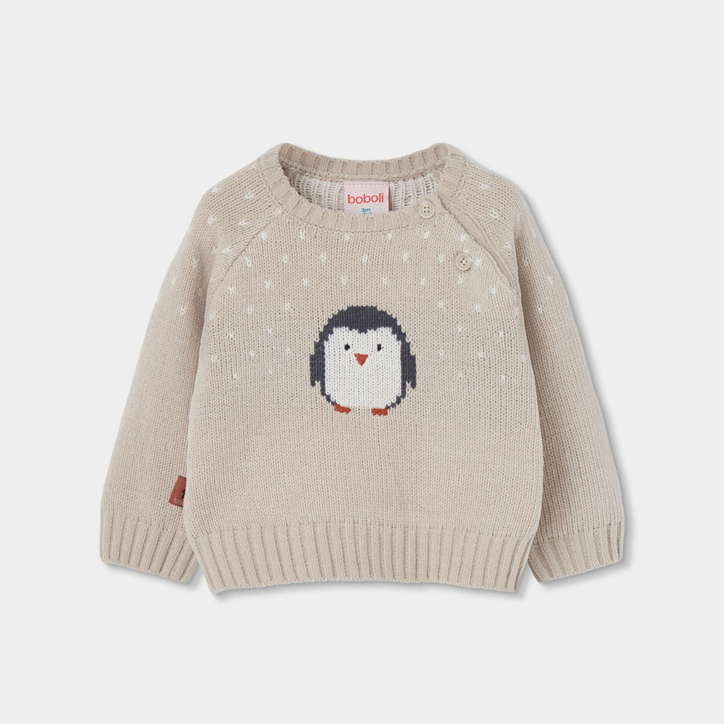 CONJUNTO DE BEBÉ TRICOTOSA PINGÜINO