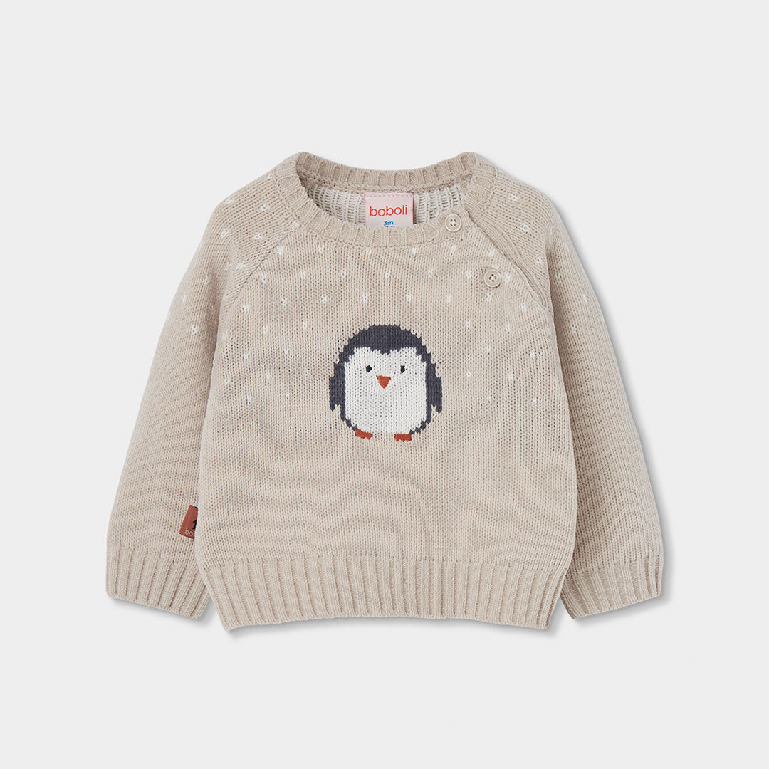 CONJUNTO DE BEBÉ TRICOTOSA PINGÜINO