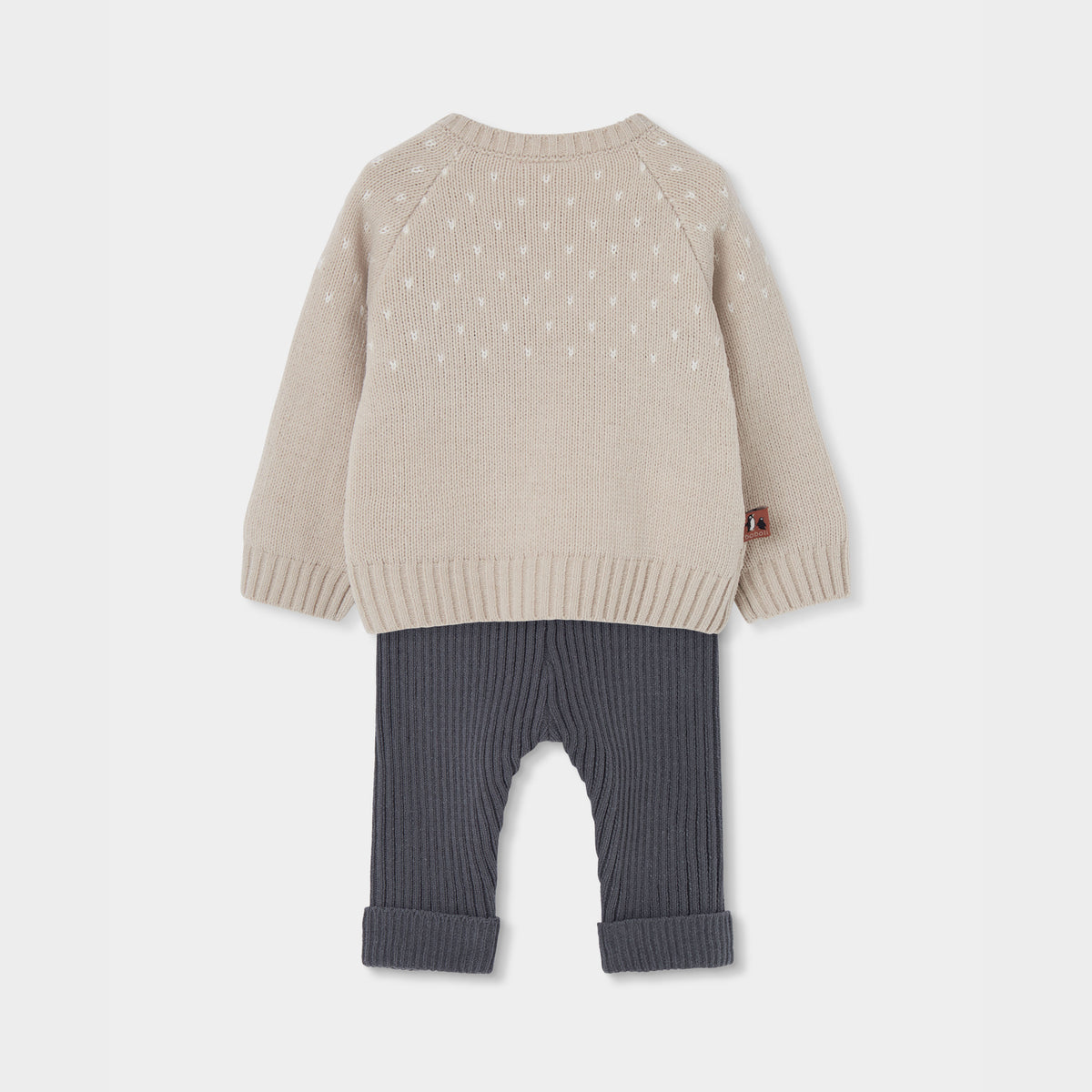 CONJUNTO DE BEBÉ TRICOTOSA PINGÜINO