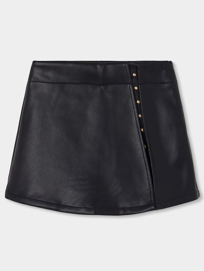 FALDA PANTALÓN SHORT POLIPIEL NIÑA