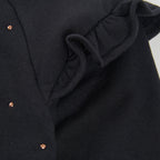 SUDADERA DE MANGA LARGA NEGRA NIÑA