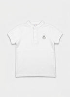 POLO MANGA CORTA NIÑO BLANCO