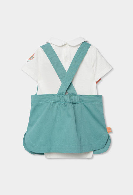 CONJUNTO DE PUNTO LAUREL CON SOLAZO