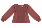 CAMISETA FRUNCIDA ROSA MAQUILLAJE ELEO