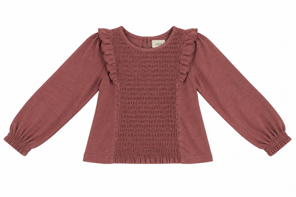 CAMISETA FRUNCIDA ROSA MAQUILLAJE ELEO