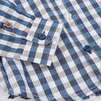 CAMISA DE MANGA LARGA A CUADROS NIÑO