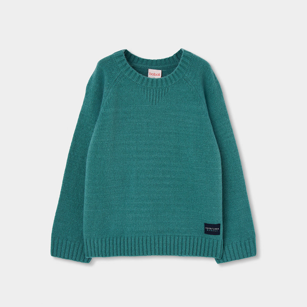 JERSEY DE MANGA LARGA VERDE NIÑO