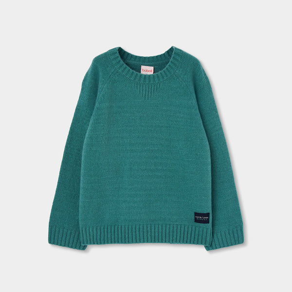 JERSEY DE MANGA LARGA VERDE NIÑO