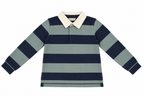 POLO DE RAYAS MARINO Y CELESTE ELEO