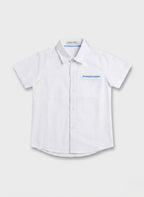 CAMISA MANGA CORTA NIÑO BLANCA
