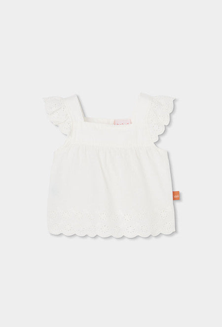 CONJUNTO DE TEJIDO BLANCO