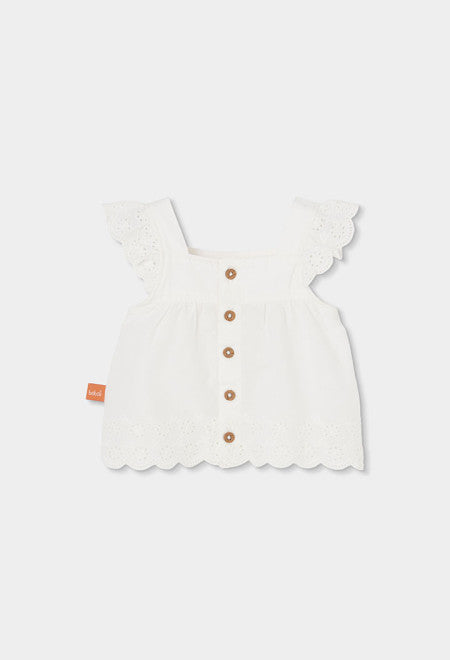 CONJUNTO DE TEJIDO BLANCO