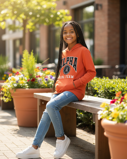 SUDADERA ALPHA CON GORRO