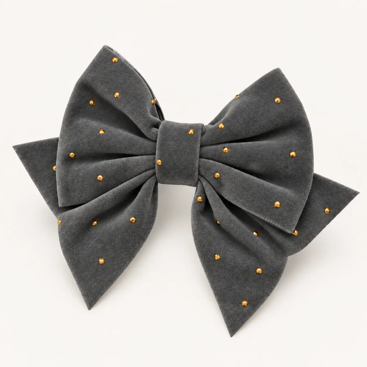PINZA MOTEADA DE ORO GRIS