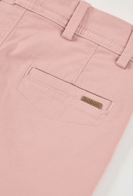BERMUDAS GABARDINA PEACH