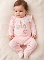 PELELE DE BEBÉ CON CASTILLO Y PRINCESA