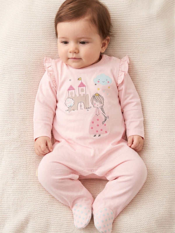 PELELE DE BEBÉ CON CASTILLO Y PRINCESA