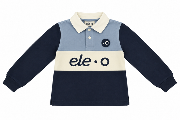 POLO DE RAYAS CELESTE, BLANCO Y MARINO ELEO